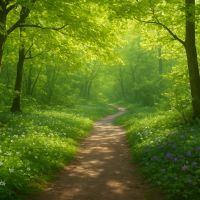 Chemins forestiers à découvrir au printemps