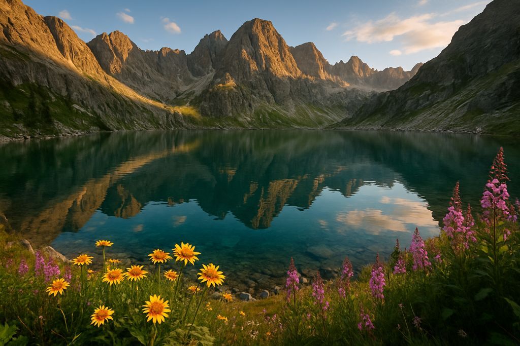 Randos sublimes près de lacs alpins