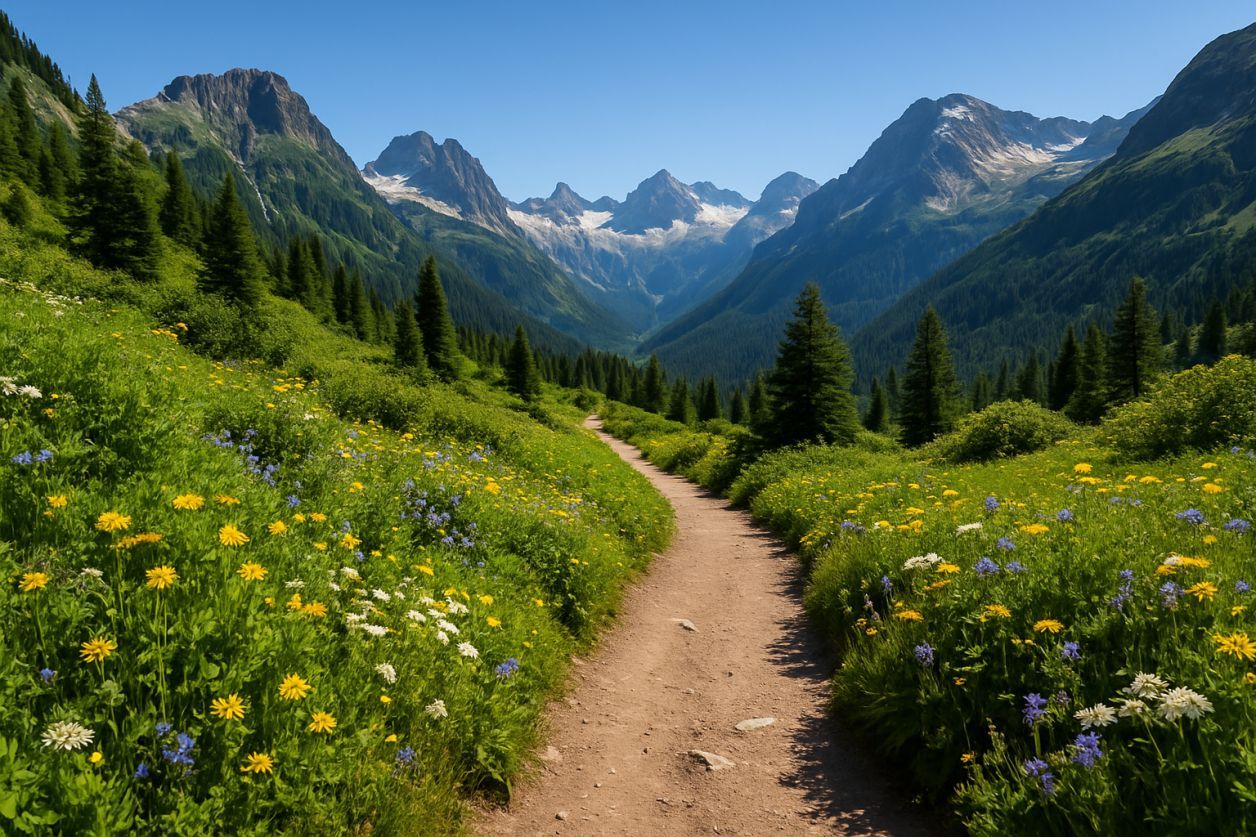 Randos faciles en famille dans les Alpes