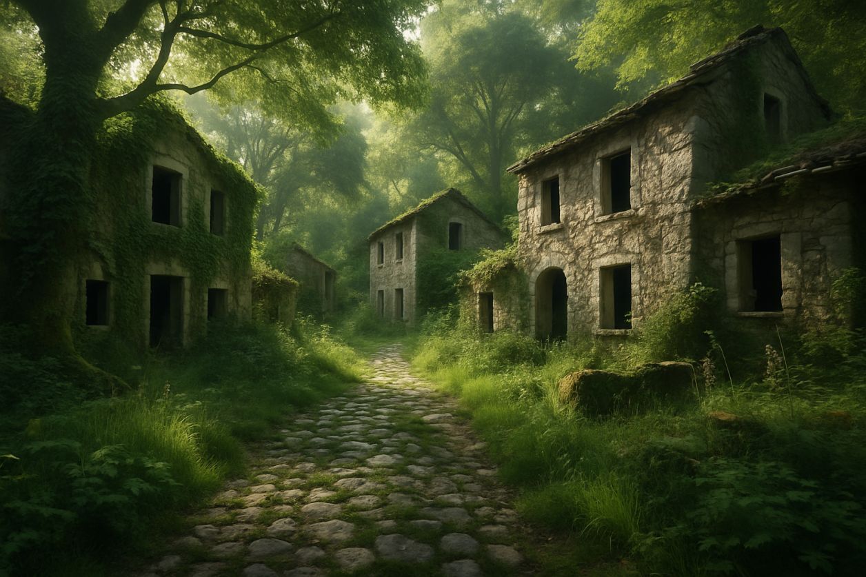Villages abandonnés à explorer à pied