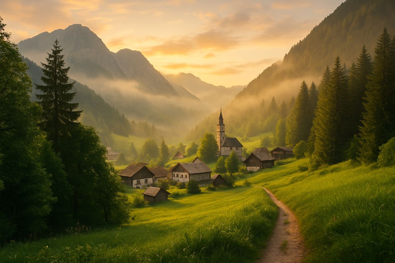 Randos secrètes près de villages alpins