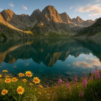 Randos sublimes près de lacs alpins