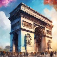 Orange sublime l'Arc de Triomphe : un patrimoine revisité