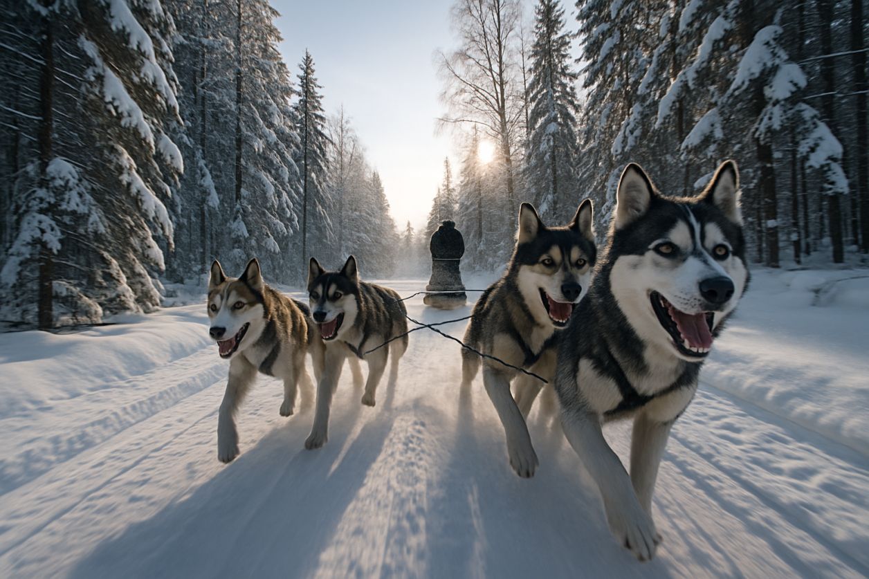 Vivez l’aventure en chiens de traîneau