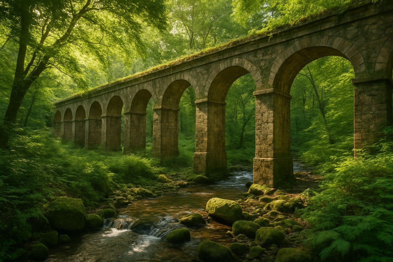 Randonnées vers ponts et aqueducs anciens