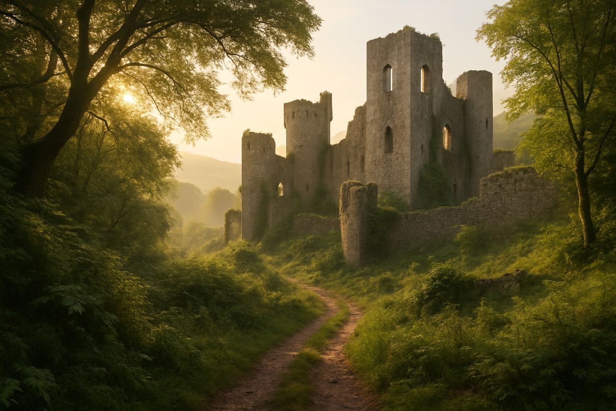Balades secrètes près de châteaux médiévaux